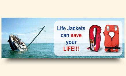 救生衣可以挽救你的生命！
