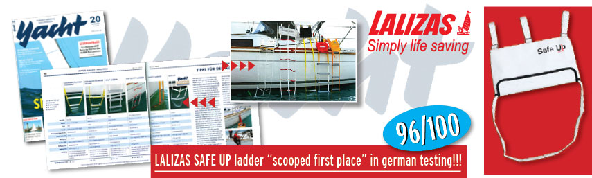 LALIZAS‘Safe Up’安全梯在yacht.de的测试